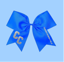 8" Bow with Clip Fastener in Blue