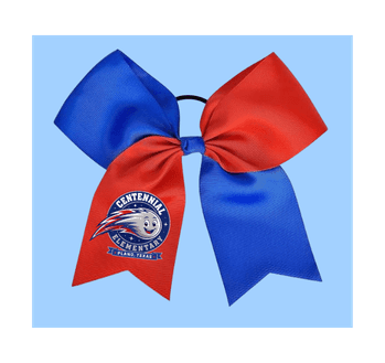 Blue & Red Mix Bow by Gemma Guest Studio