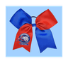 Blue & Red Mix Bow by Gemma Guest Studio