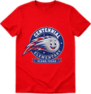 Cotton Shirt-Round Comet  in Red