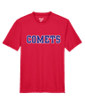  Tek Shirt with Varsity Comet logo in Red