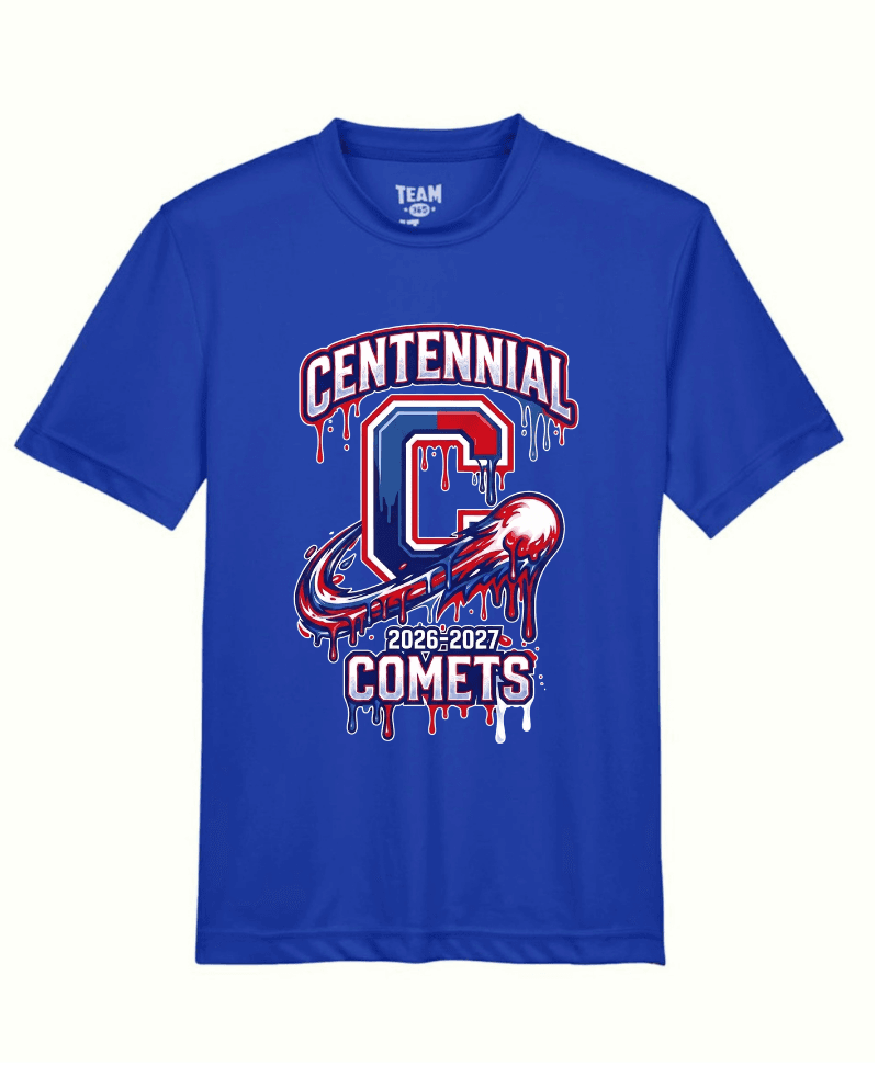 Comet Drip Design in Royal Blue